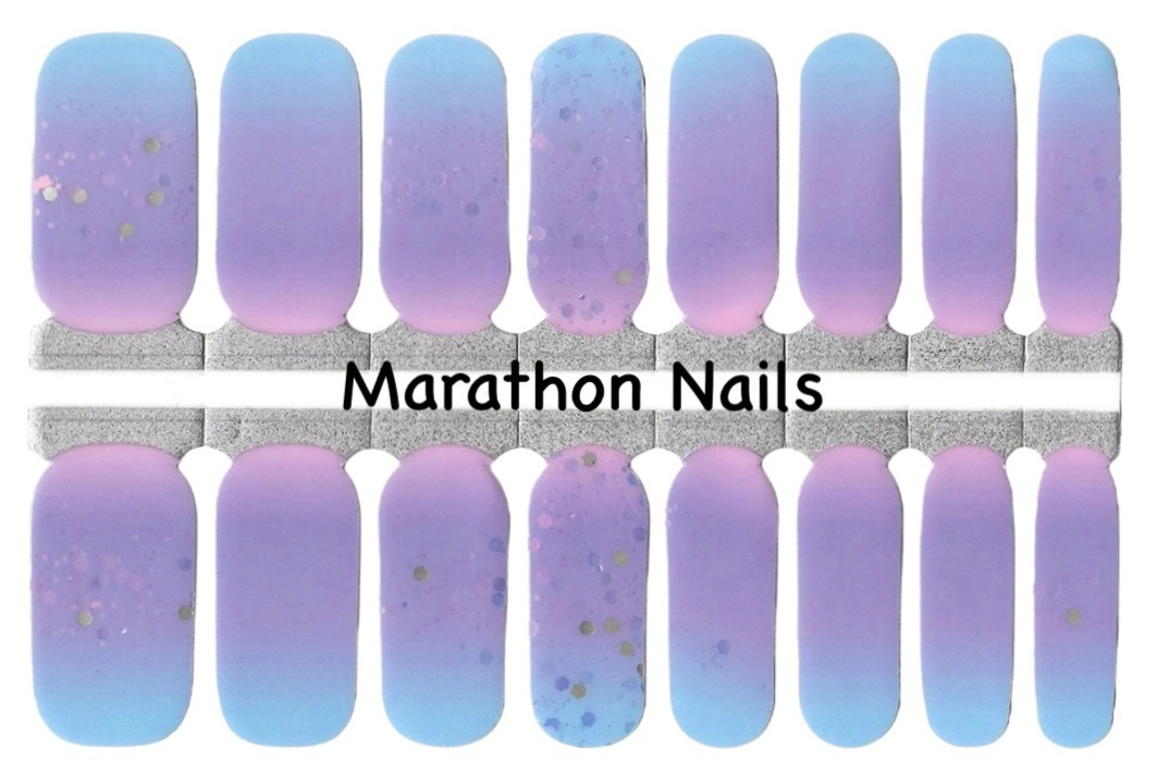 Cotton Candy Sprinkles Nail Wraps