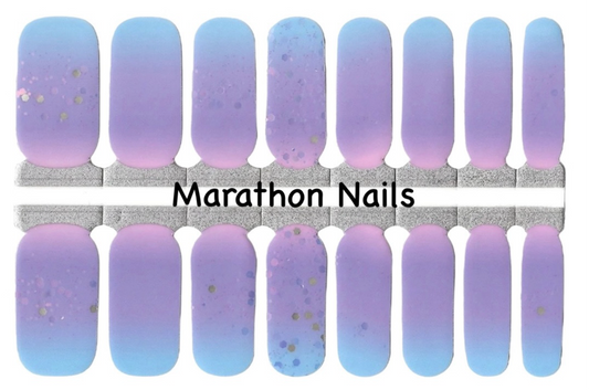 Cotton Candy Sprinkles Nail Wraps