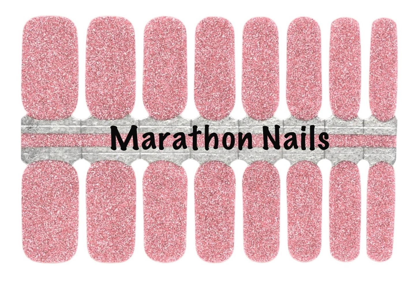 Bubble Gum Pink Nail Wraps