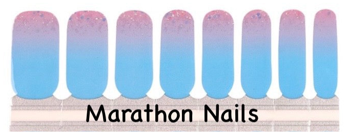Gradient Sky Nail Wraps