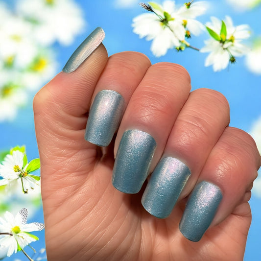 Aurora Mirage - Blue to Teal - Color Shifting AMP Nail Wraps