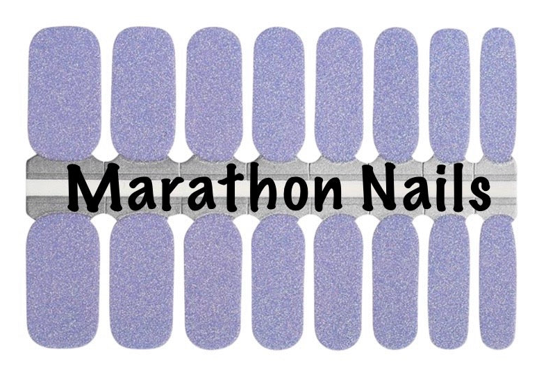 Periwinkle Pixie Glitter Nail Wraps