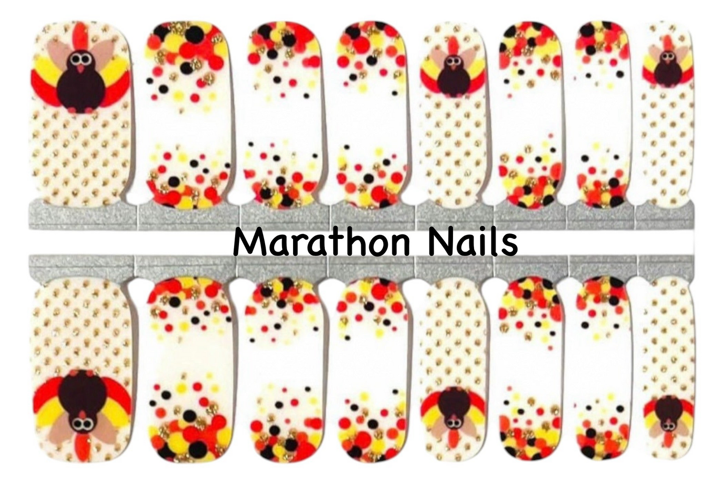 Turkey Tom Overlay Nail Wraps