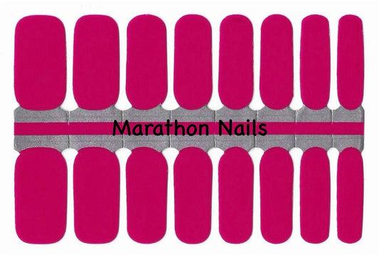 Raspberry Pink Nail Wraps