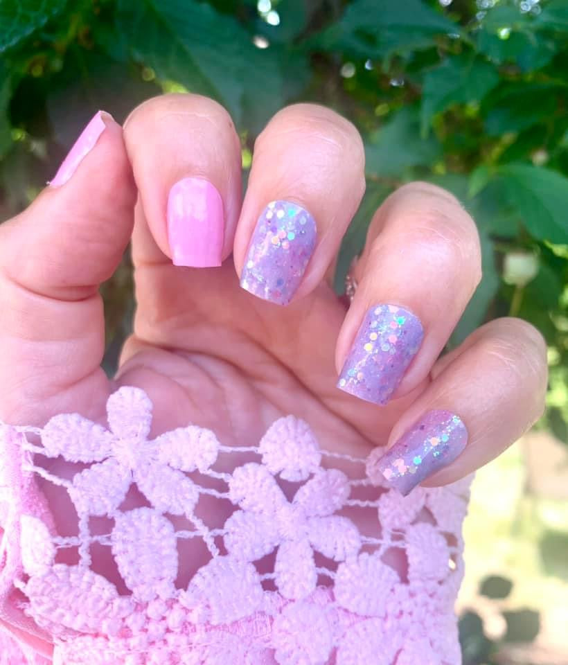 Glitter In The Sky Nail Wraps