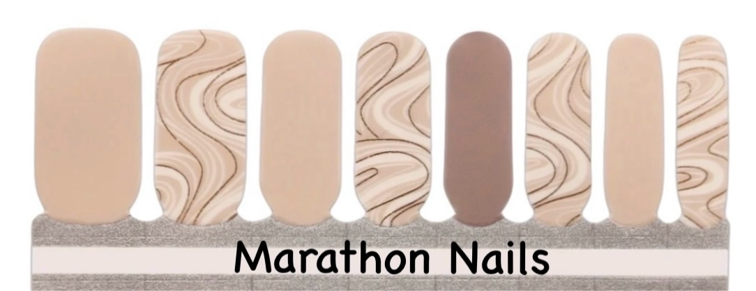 Mocha Latte Nail Wraps