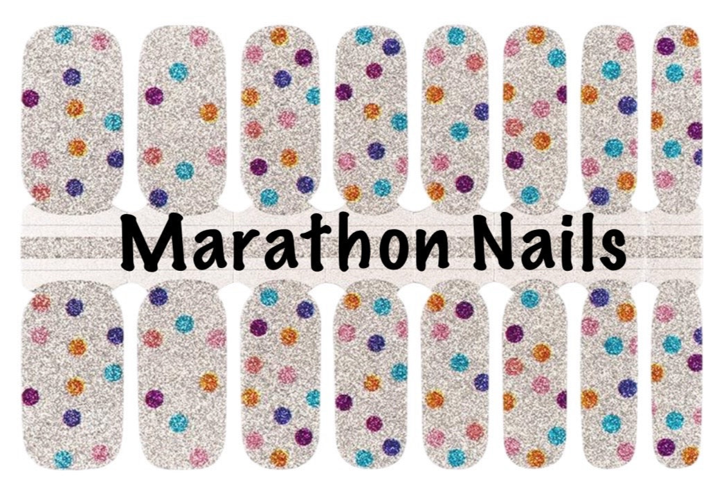 Glitter Carnival Nail Wraps