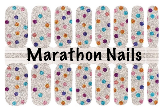 Glitter Carnival Nail Wraps