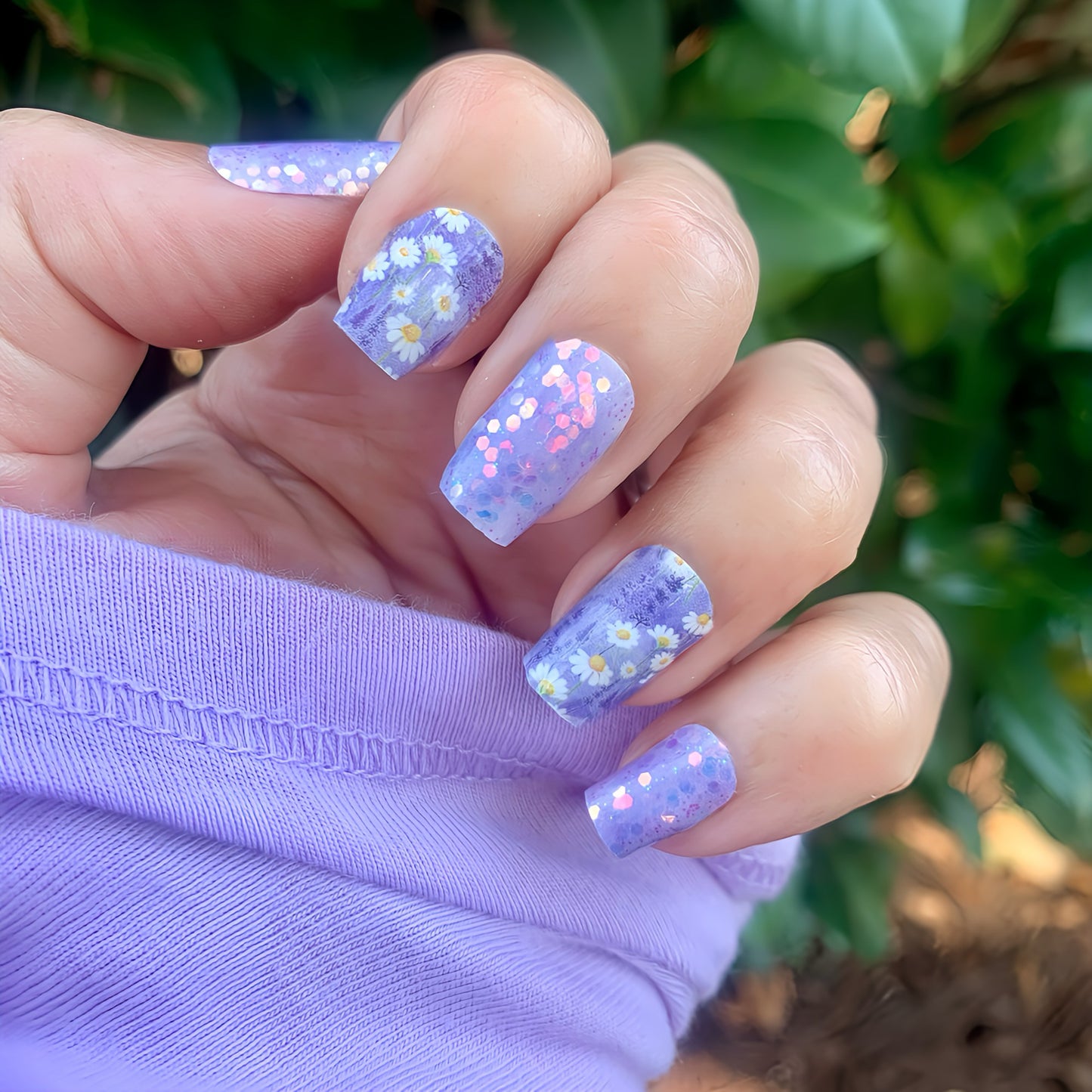 Field of Daisies Nail Wraps