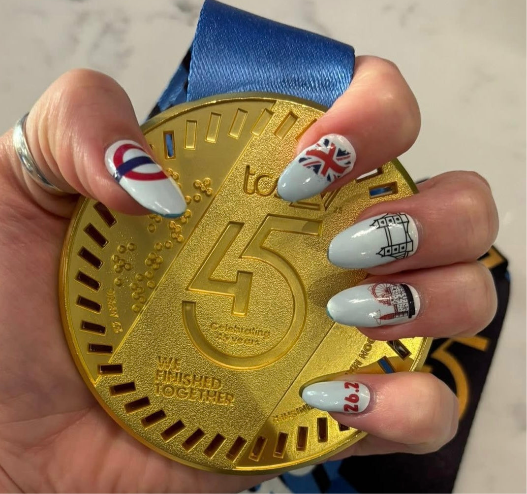 Mind The Run - London Marathon Nails - Exclusive Nail Wraps