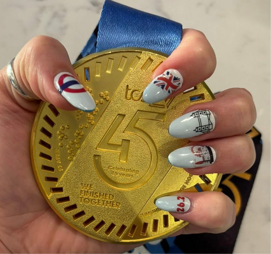 Mind The Run - London Nails - Exclusive Marathon Nail Wraps