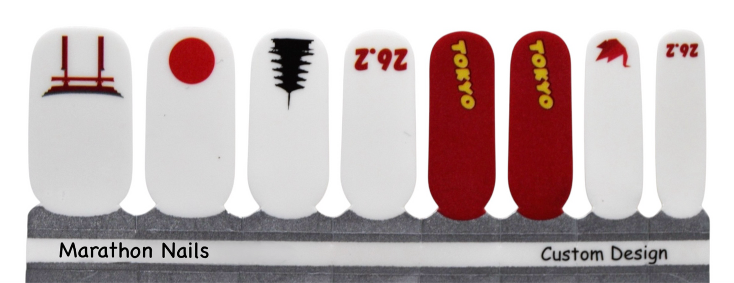 Which Star Is This - Tokyo Marathon Nails - Exclusive Nail Wraps