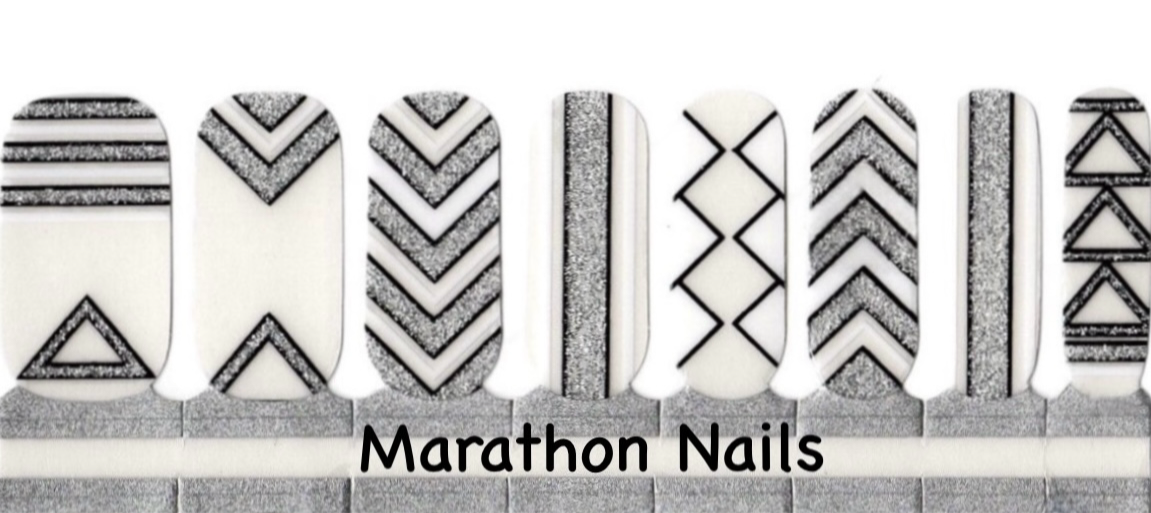 Clearly Aztec Partial Overlay Nail Wraps