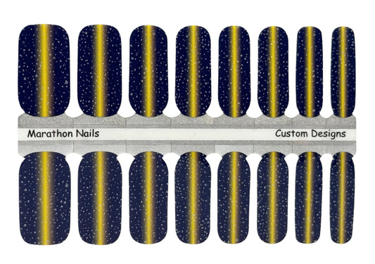 Boston Edition Shimmer- Boston Nails- Exclusive Marathon Nail Wraps