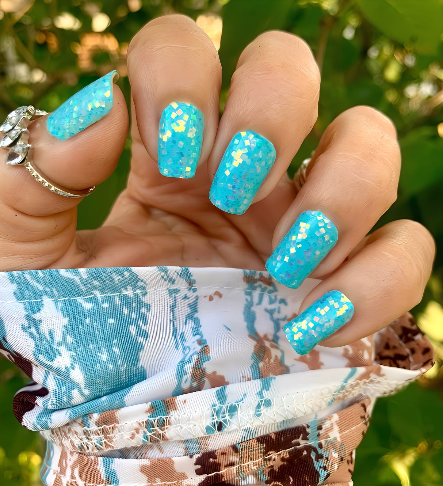 Raindrops on Water Nail Wraps