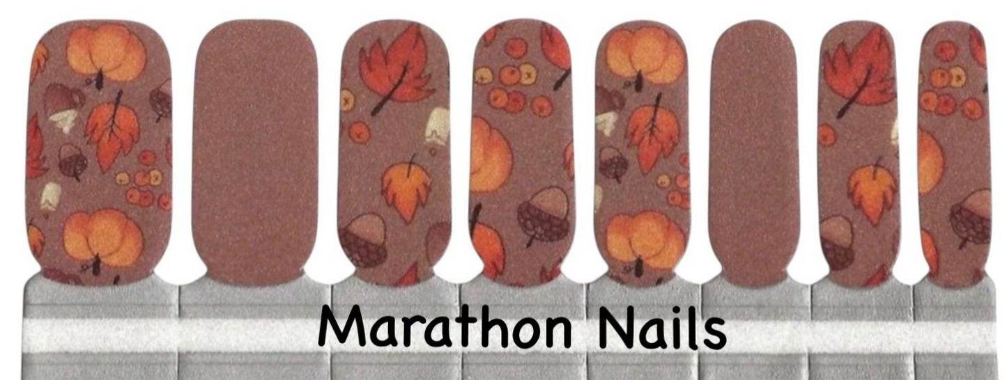 Fall Harvest Nail Wraps