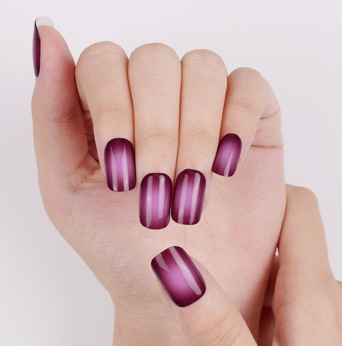 Purple Sky Semi Cured Gel Nail Wraps