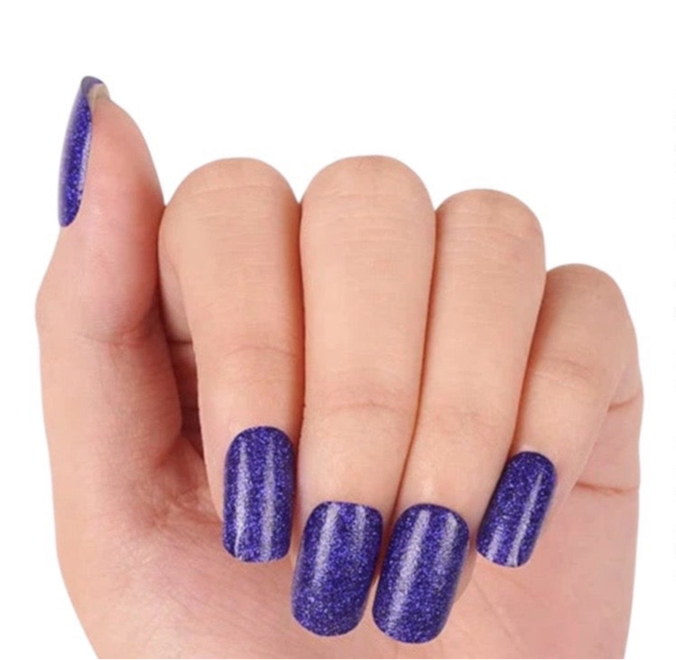 Goofy Blue Glitter - Royal Nail Wraps