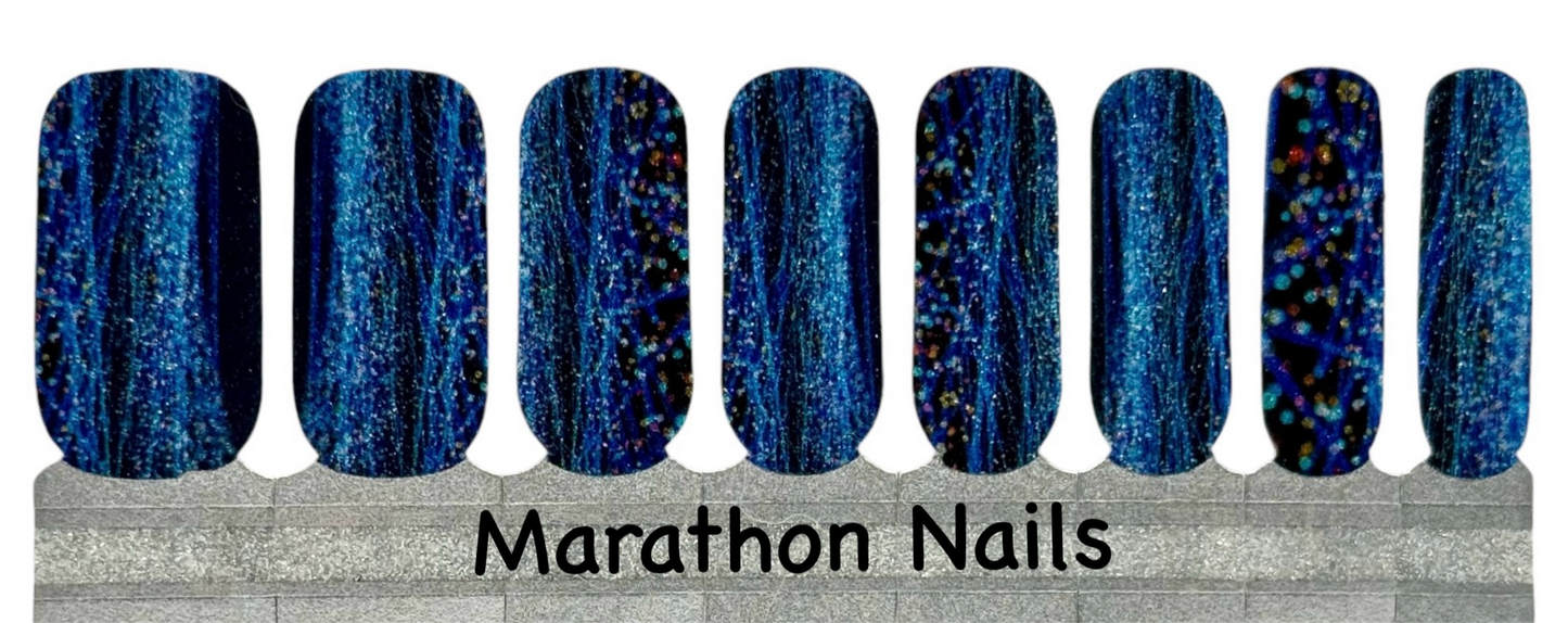 Waterfall Nail Wraps