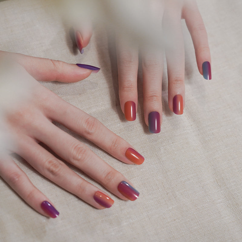 Bold Ombre 30ct Semi Cured Gel Nail Wraps