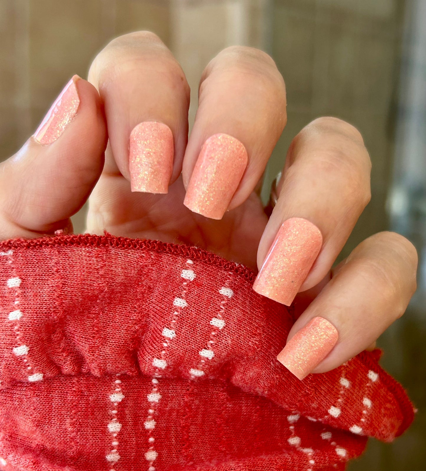 Melon Shimmer Nail Wraps