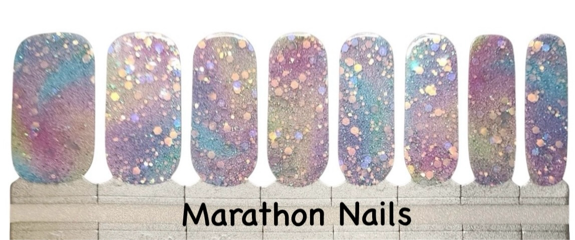 Sparkling Aurora Nail Wraps