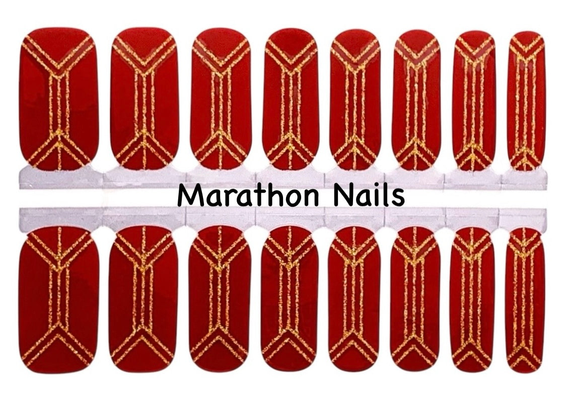 Wrapped in Gold Nail Wraps