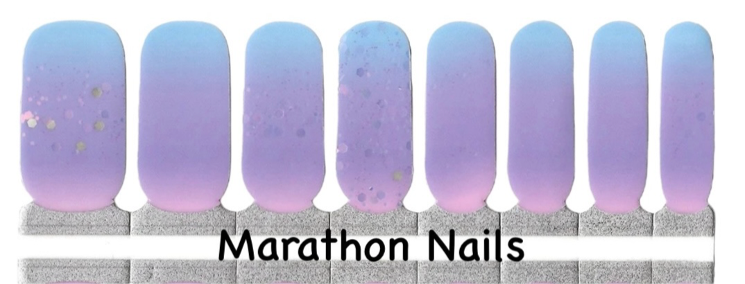 Cotton Candy Sprinkles Nail Wraps