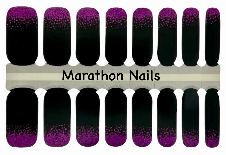 Purple Is The New Black Nail Wraps