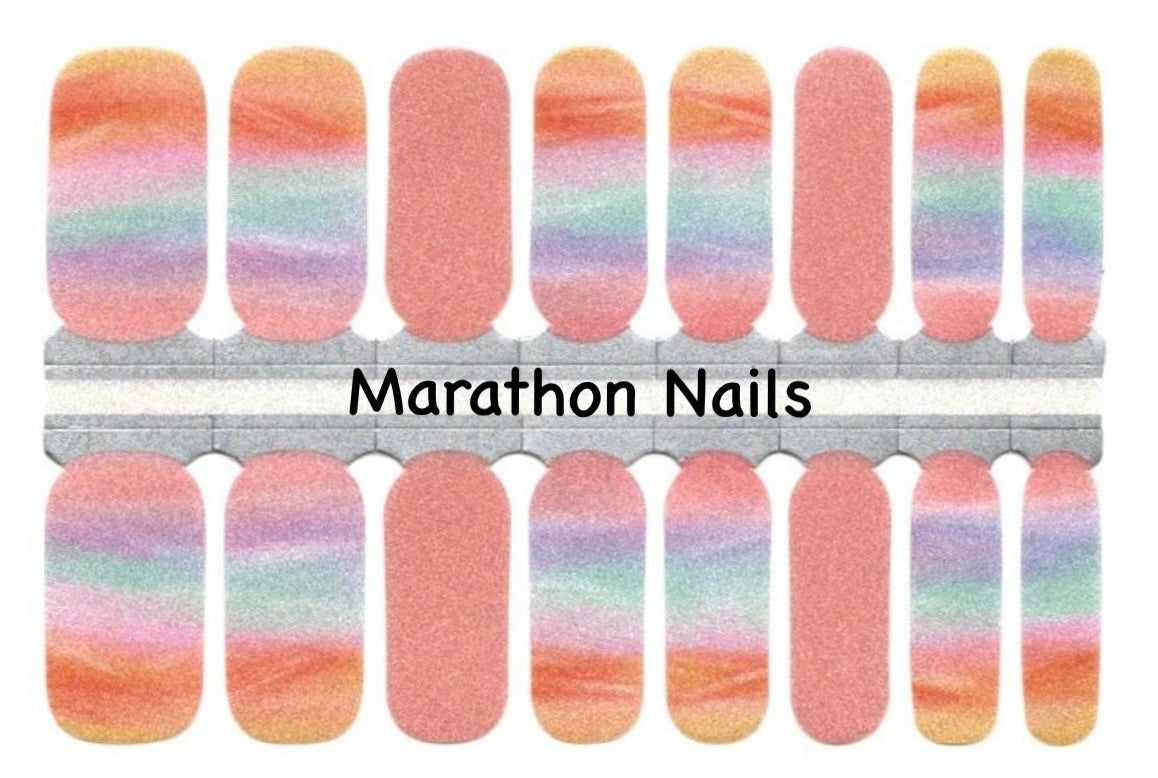 Sunset Nail Wraps