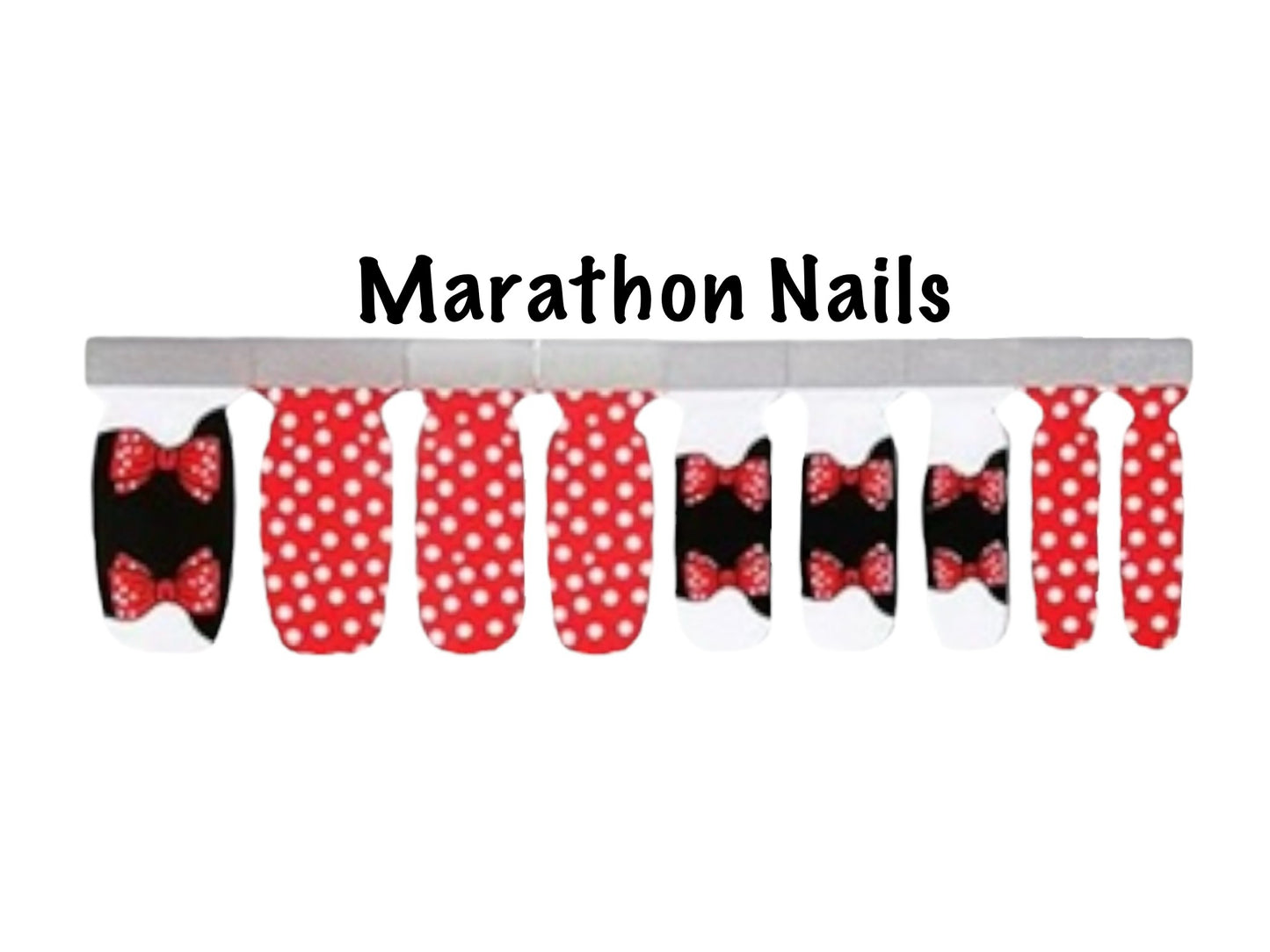 Minnie Bows Lux Nail Wraps