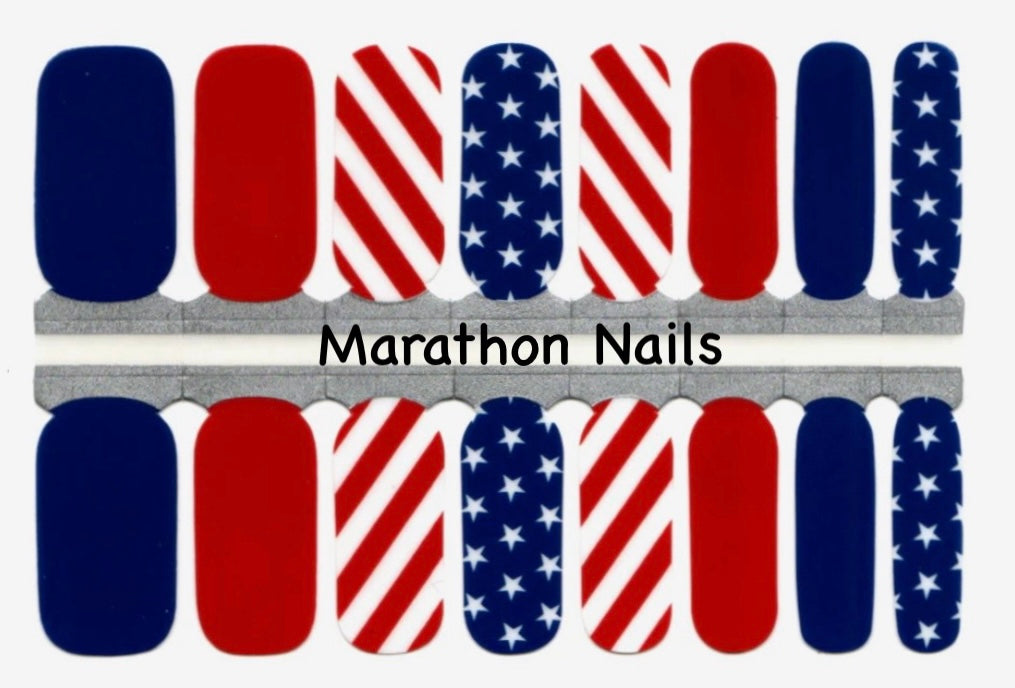 Independence Day Nail Wraps