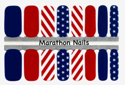 Independence Day Nail Wraps