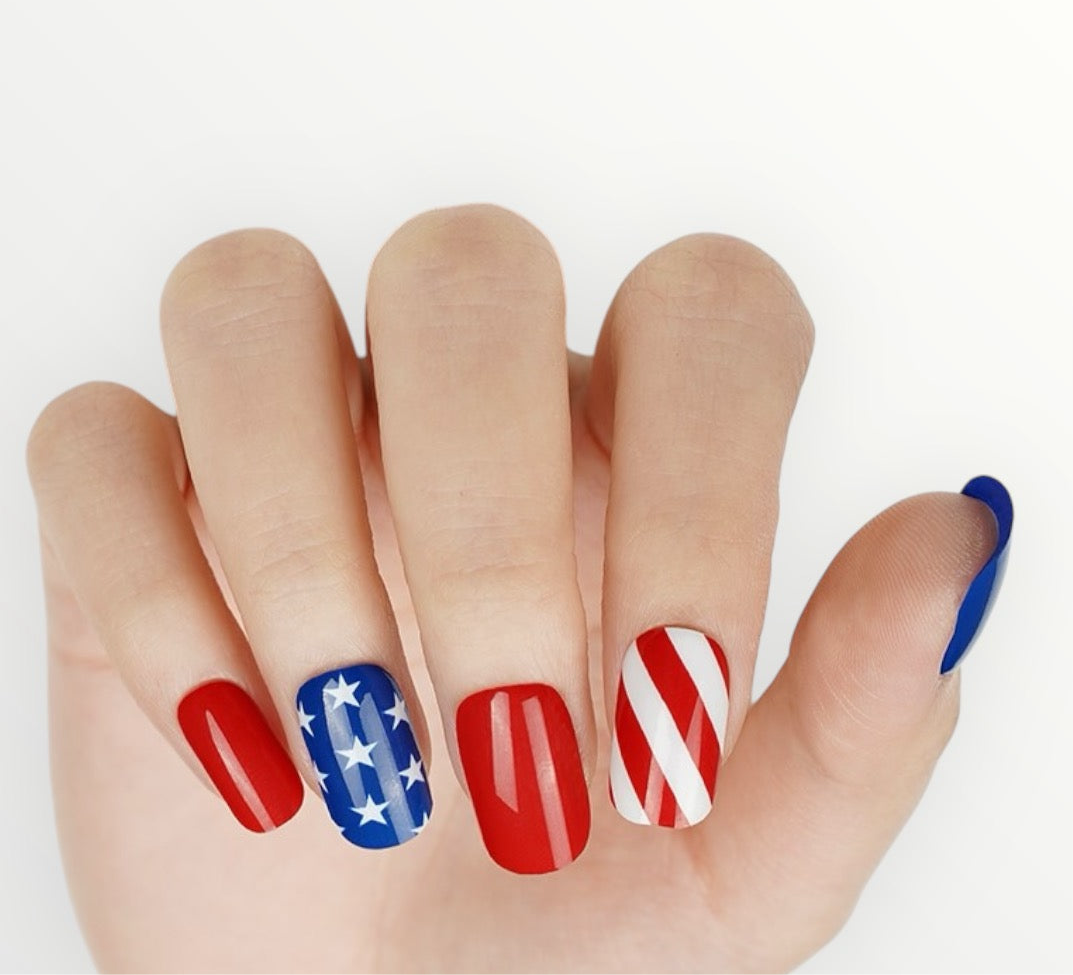 Independence Day Nail Wraps