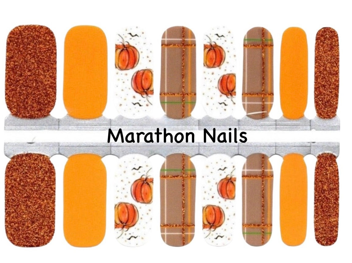 Pumpkin Patch Nail Wraps