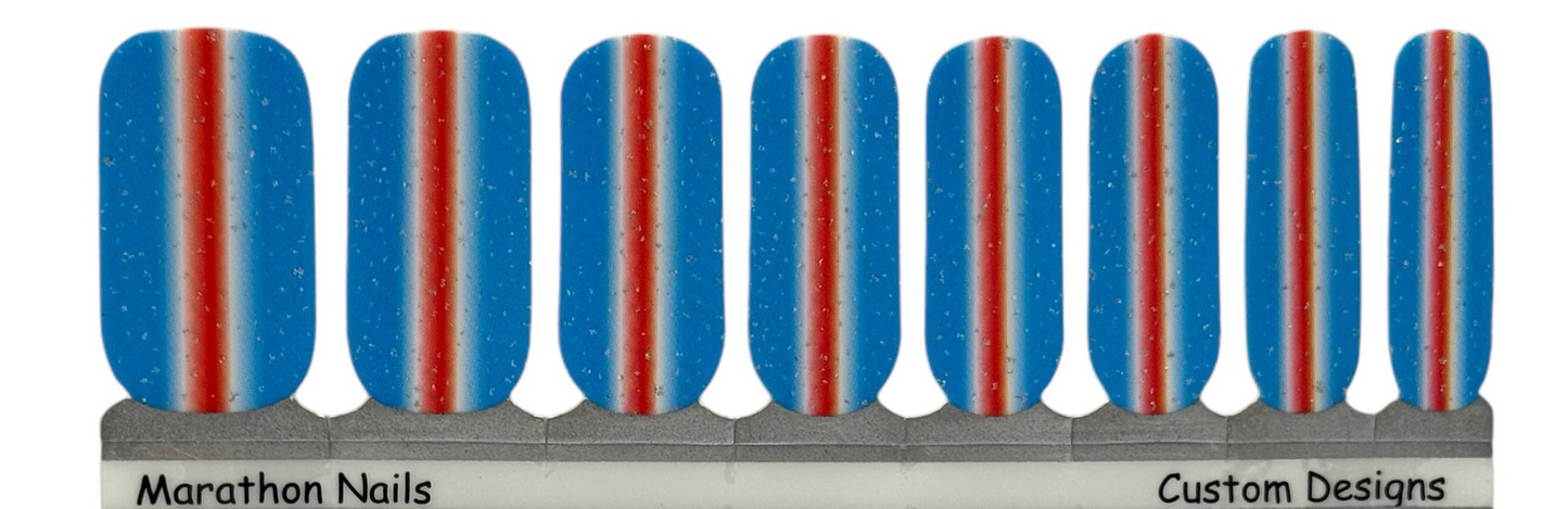 Chicago Edition Race Nails - Chicago Marathon Nail Wraps - Exclusive Nail Wraps