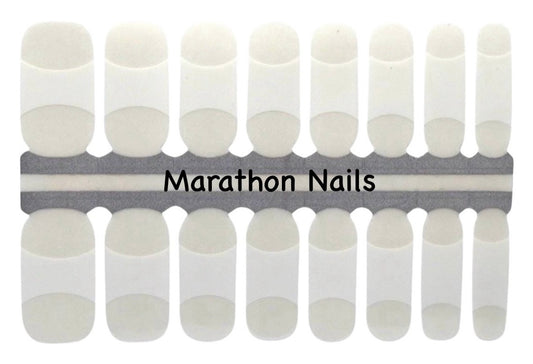 French Tips Nail Wraps