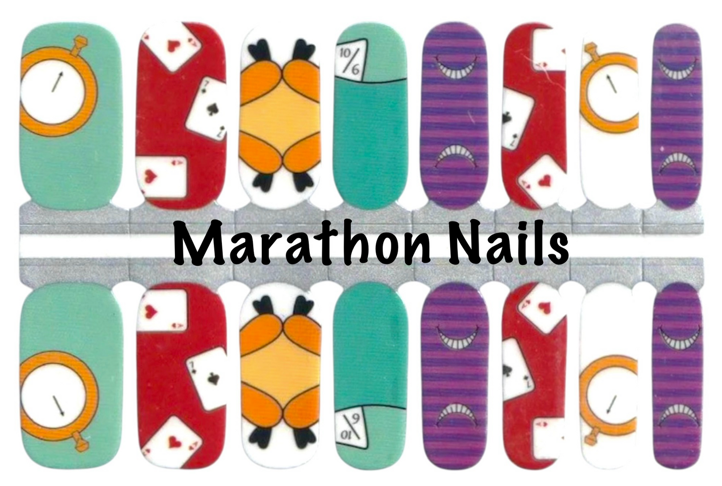 Tea With Alice Nail Wraps