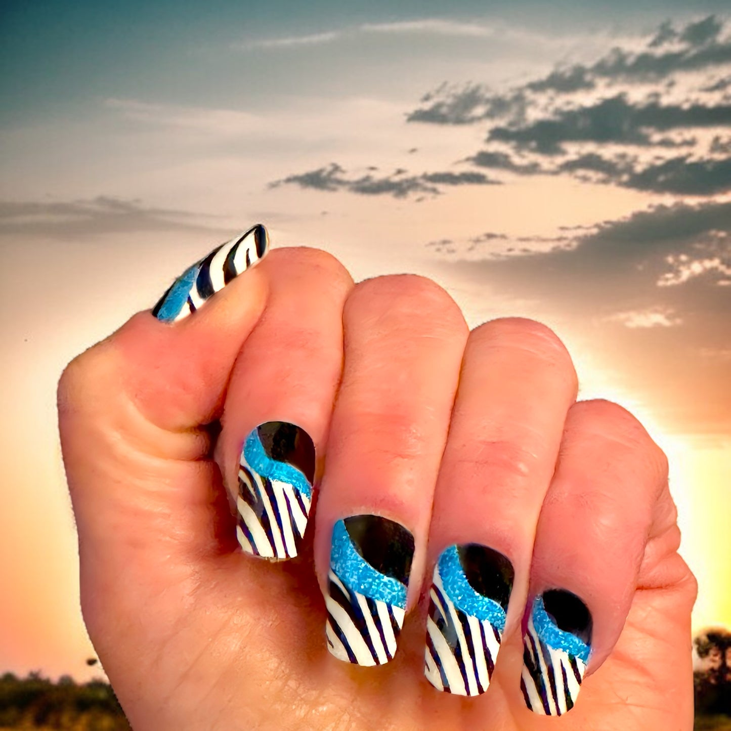 Midnight Safari Exclusive Nail Wraps