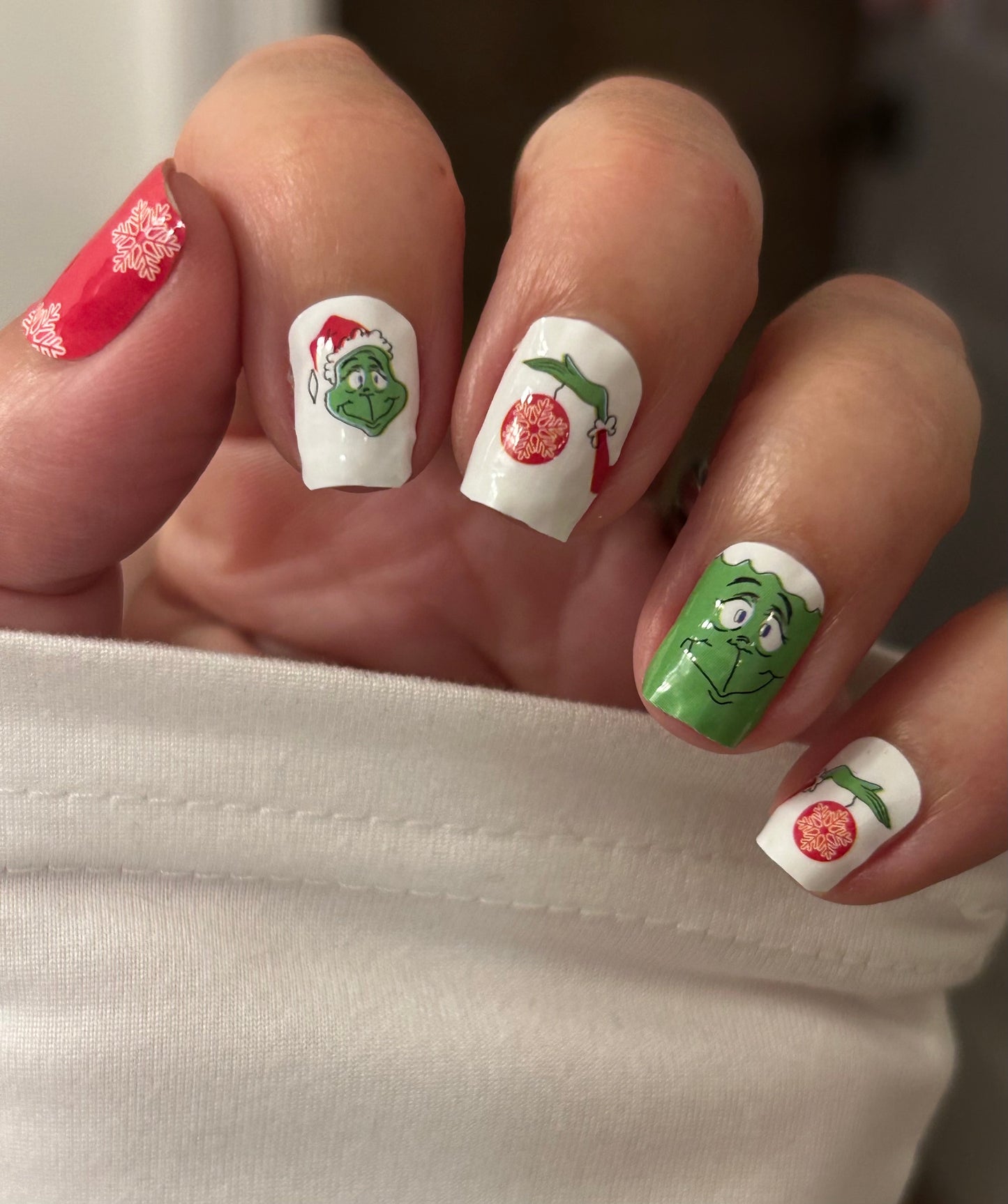 I Am Mr Grinch Nail Wraps