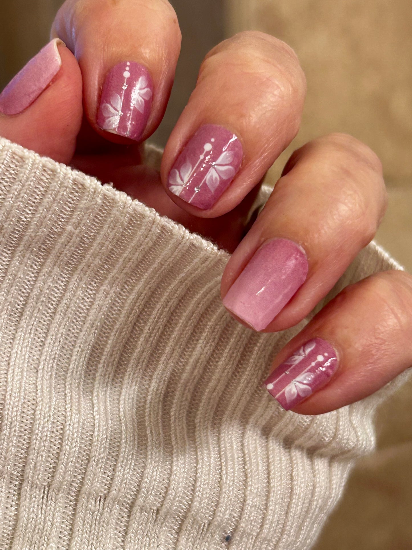 Flowers At Dusk Nail Wraps