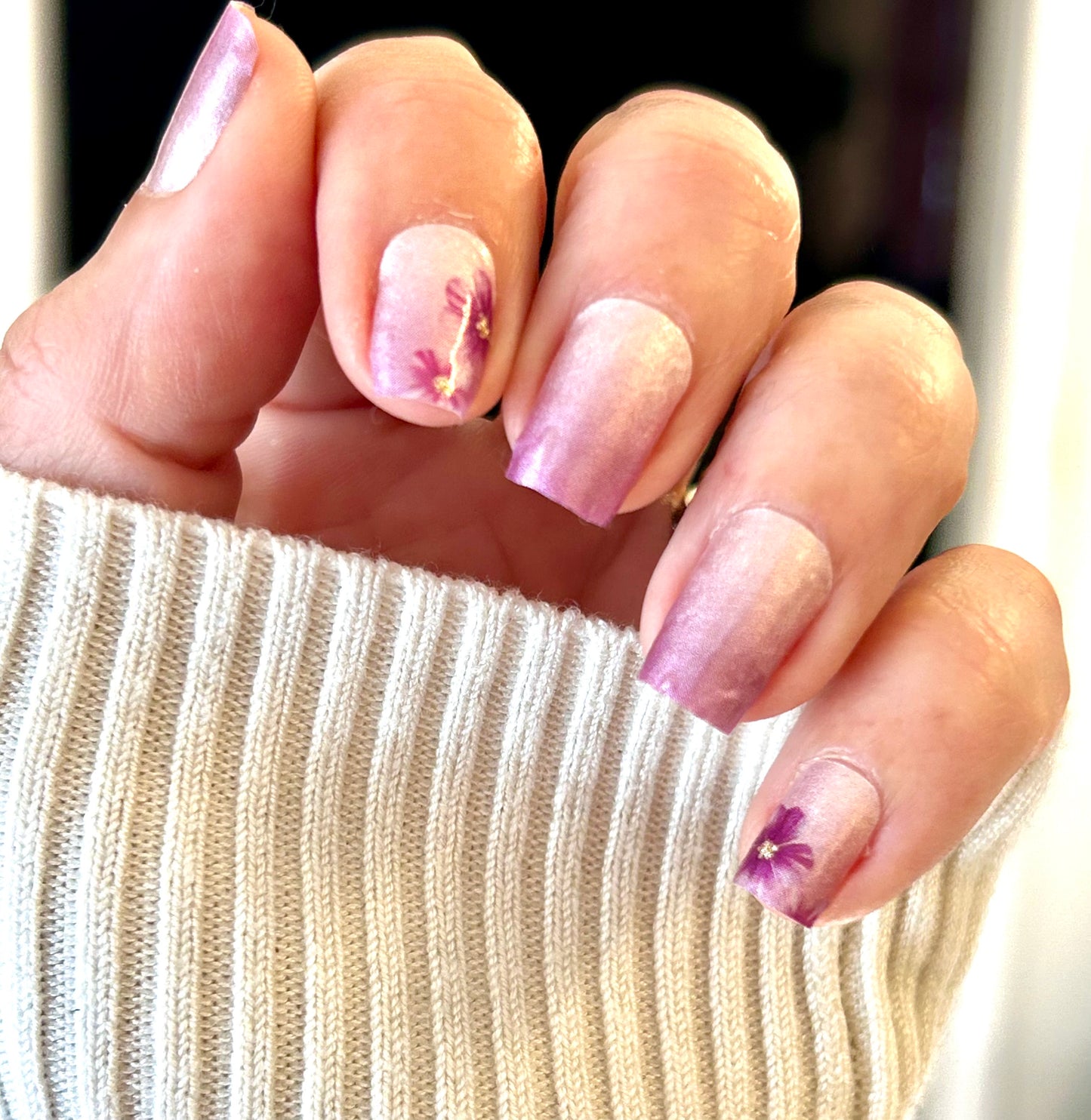 Lavender Ice Nail Wraps