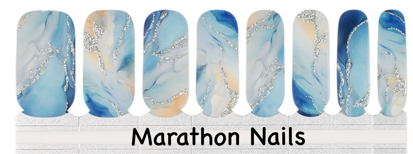 Ocean Mist Nail Wraps
