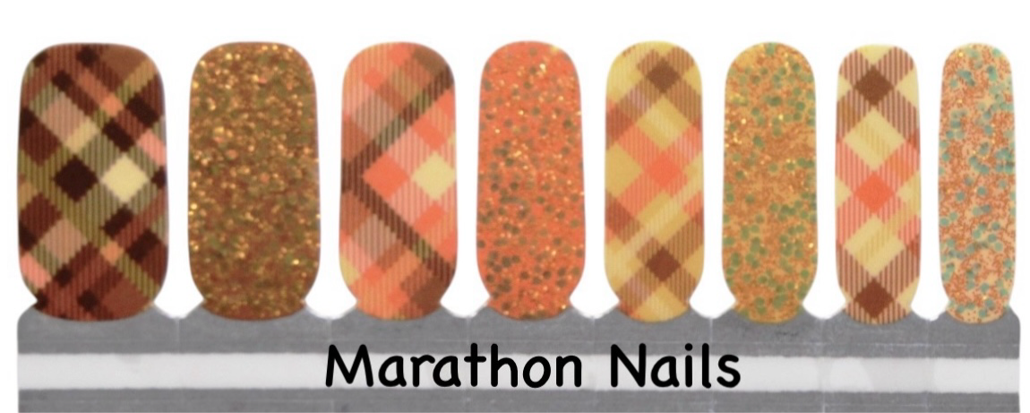 Fall Chills Plaid Nail Wraps