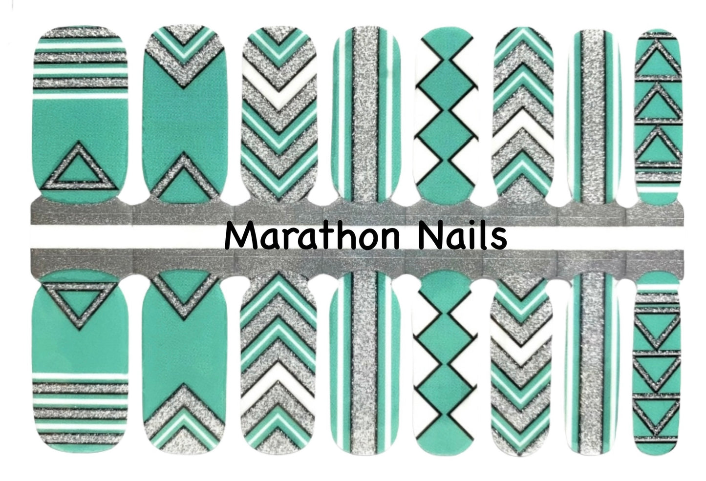 Aztec Designs Nail Wraps