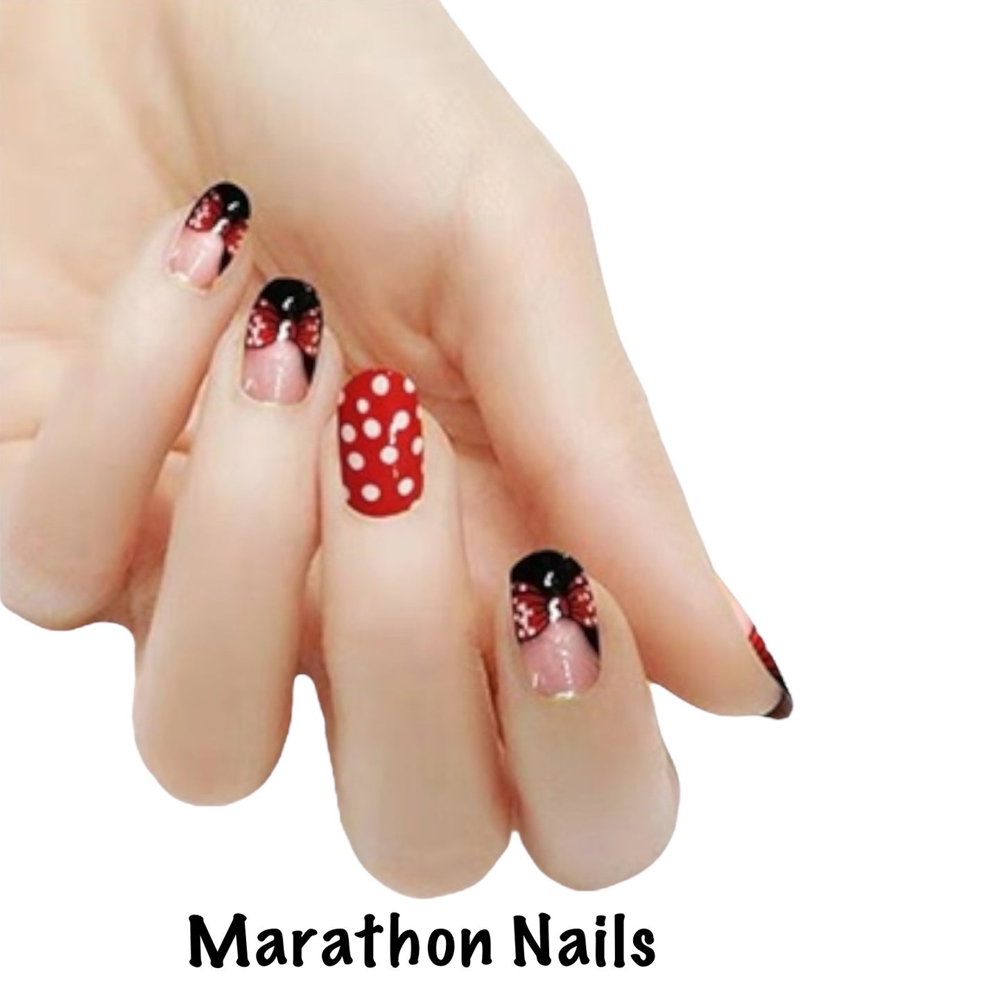 Minnie Bows Lux Nail Wraps
