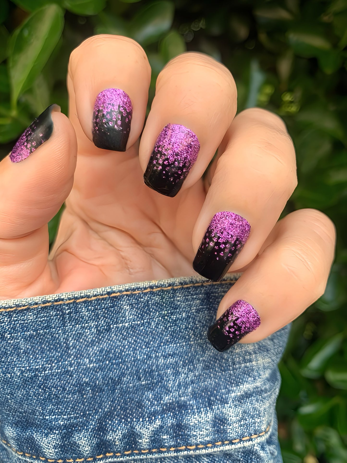 Purple Is The New Black Nail Wraps