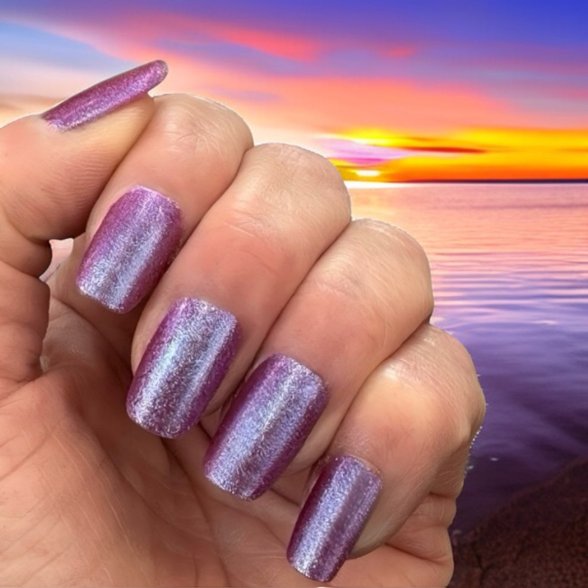 Twilight Mirage - Violet to Blue- Color Shifting AMP Nail Wraps
