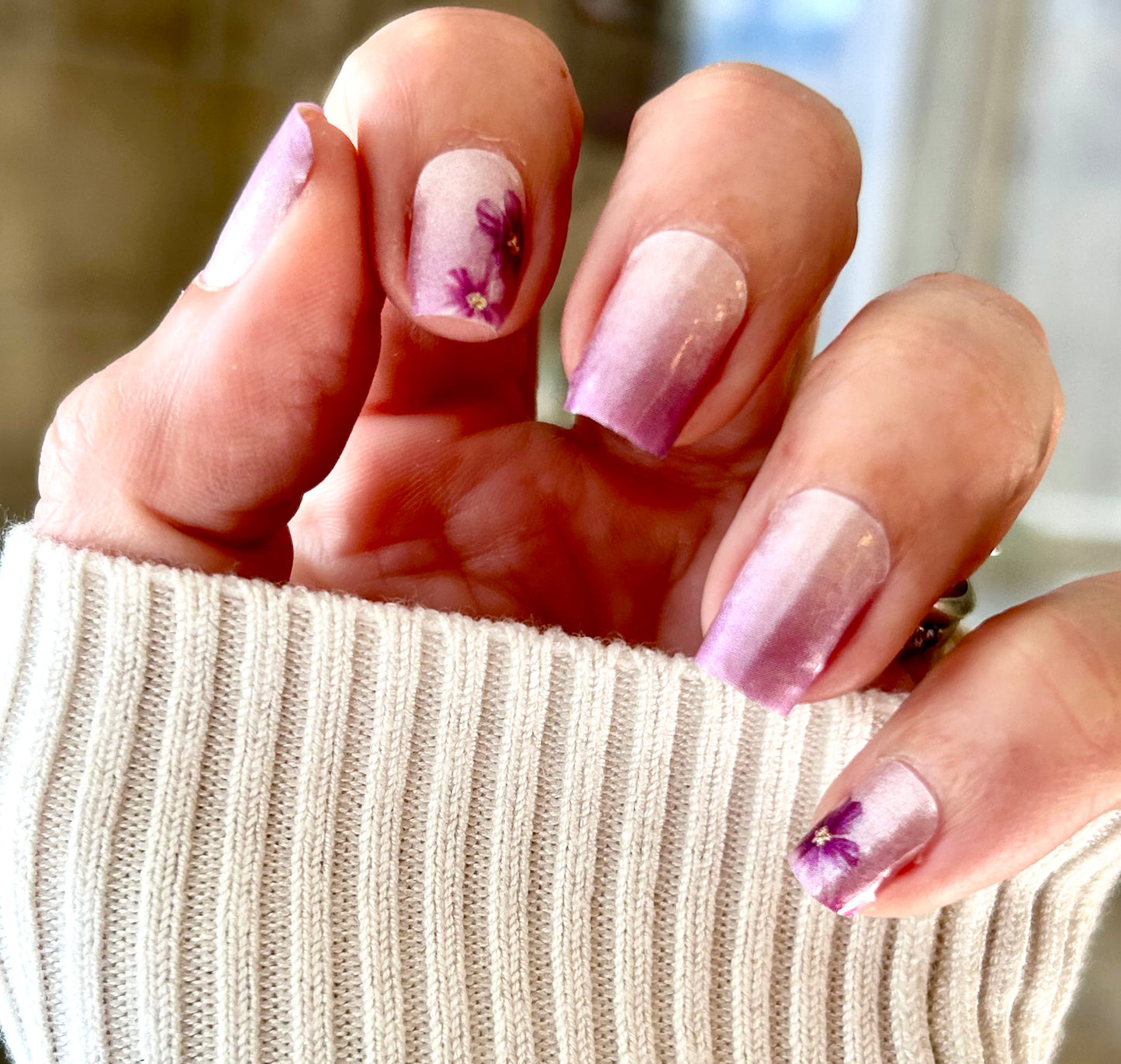 Lavender Ice Nail Wraps