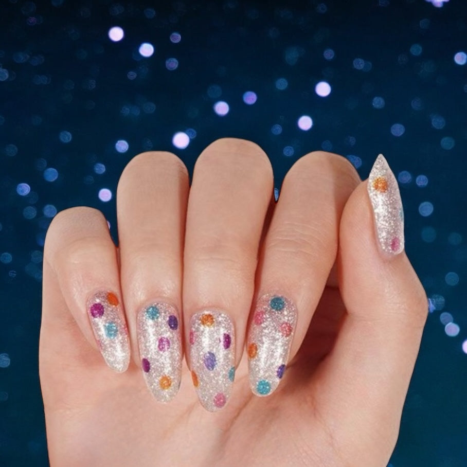 Glitter Carnival Nail Wraps